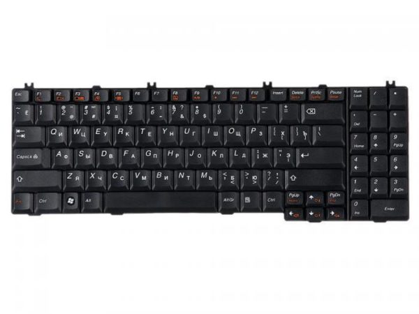 25-008517 КЛАВИАТУРА ДЛЯ НОУТБУКА LENOVO G550, B550, B560, V560, G555, ЧЕРНАЯ, ГОР. ENTER