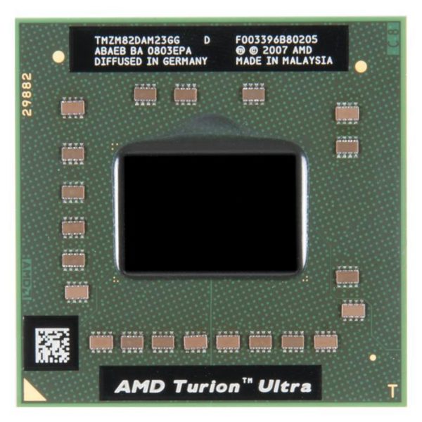 TMZM82DAM23GG процессор для ноутбука AMD Turion X2 Ultra Dual-Core ZM-82 Socket S1 2.2 ГГц