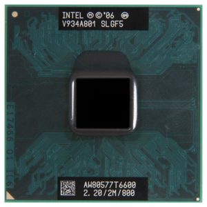 SLGF5 процессор для ноутбука Intel Core 2 Duo Mobile T6600 Socket P 2.2 ГГц