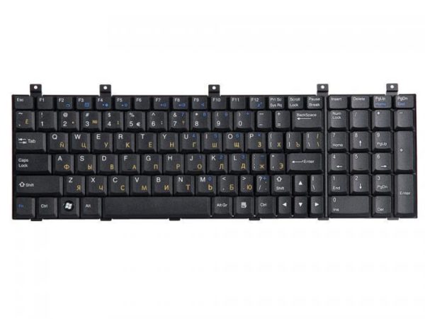 S1N-3URU141-C54 КЛАВИАТУРА ДЛЯ НОУТБУКА MSI CR600, CR610, CR700, CX500, CX600 ГОР. ENTER