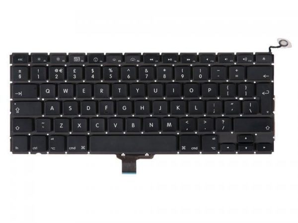 A1278-KB-UK КЛАВИАТУРА ДЛЯ APPLE MACBOOK PRO 13 A1278, LATE 2008 - MID 2012, Г-ОБРАЗНЫЙ ENTER