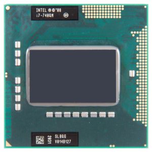 SLBQG процессор для ноутбука Intel Core i7 Mobile 740QM Socket G1 1.73 ГГц