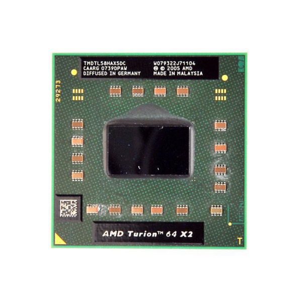 TMDTL58HAX5DC процессор для ноутбука AMD Turion 64 X2 Mobile TL-58 Socket S1 1.9 ГГц