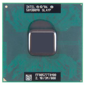 SLAYP процессор для ноутбука Intel Core 2 Duo Mobile T8100 Socket P 2.1 ГГц