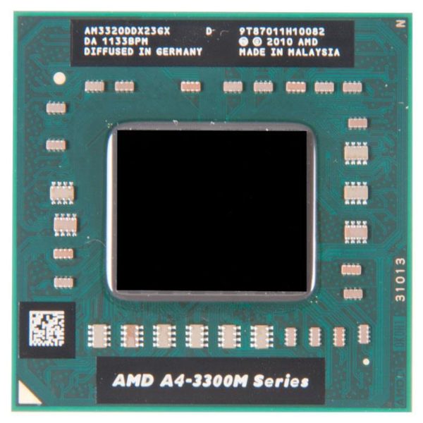 AM3300DDX23GX процессор для ноутбука AMD A4 3300M Socket FS1 1.9 ГГц