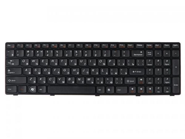 25-012436 КЛАВИАТУРА ДЛЯ НОУТБУКА LENOVO IDEAPAD Z560, Z560A, Z565A, G570, G570A, G570AH, G570G