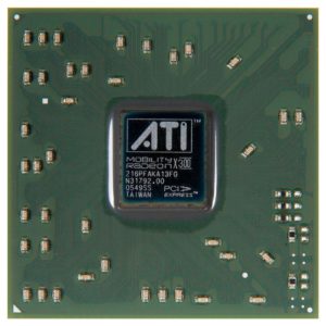 216PFAKA13FG видеочип AMD Mobility Radeon X300,