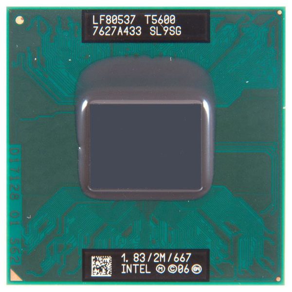 SL9SG процессор для ноутбука Intel Core 2 Duo Mobile T5600 Socket M 1.83 ГГц
