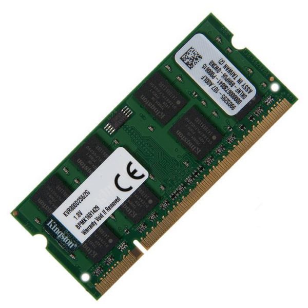 KVR800D2S6/2G ОПЕРАТИВНАЯ ПАМЯТЬ ДЛЯ НОУТБУКА SO-DIMM DDR2, 2 ГБ, 800 МГЦ (PC-6400), KINGSTON