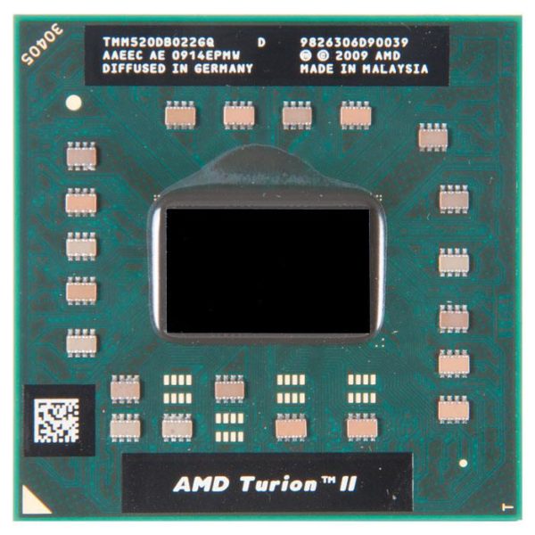 TMM520DBO22GQ процессор для ноутбука AMD Turion II Dual-Core Mobile M520 Socket S1 2.3 ГГц