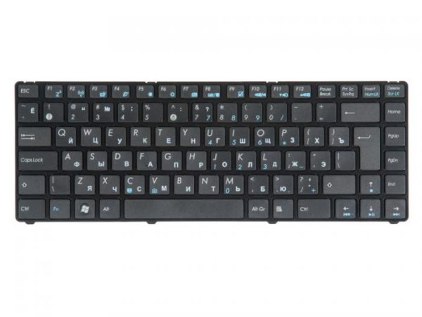 04GNX61KRU00-2 КЛАВИАТУРА ДЛЯ НОУТБУКА ASUS U20, U20A, U24, U24A, U24E, ВЕРТ. ENTER