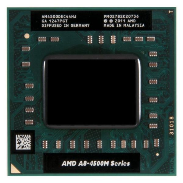 AM4500DEC44HJ процессор для ноутбука AMD A8 4500M Socket FS1 (FS1r2) 1.9 ГГц