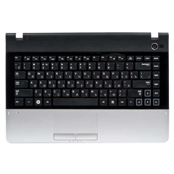 BA75-03402C КЛАВИАТУРА ДЛЯ НОУТБУКА SAMSUNG NP300E4A, NP300E4A-A01RU С ВЕРХНЕЙ ЧАСТЬЮ КОРПУСА