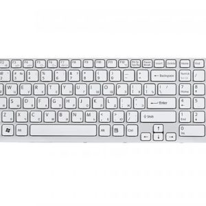 149028851 КЛАВИАТУРА ДЛЯ НОУТБУКА SONY ДЛЯ VAIO SVE1711 БЕЛАЯ, ГОР. ENTER
