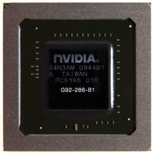 G92-286-B1 видеочип nVidia GeForce 9800 GT,