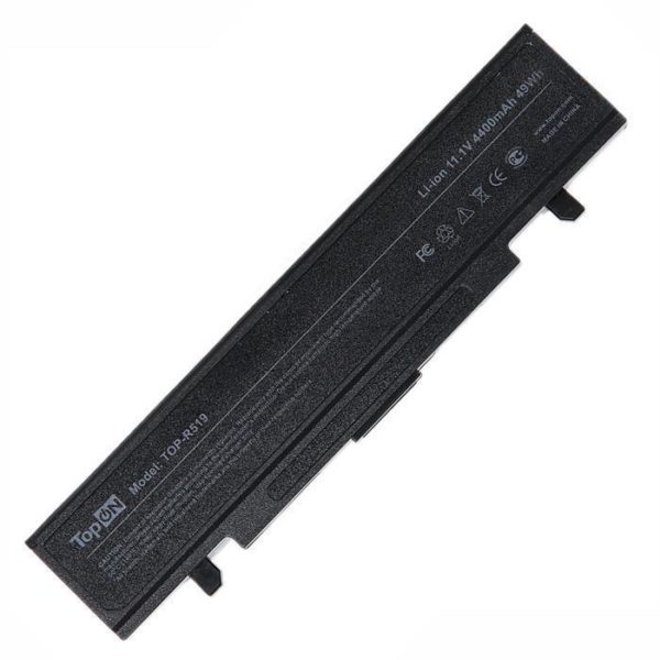 TOP-R519 АККУМУЛЯТОР ДЛЯ НОУТБУКА SAMSUNG R418, R420, R425, R428, R430, R468, R470, R480, R505, R507, R510, R517, R519, R520, R525, R530, R580, R730, R780, RV410, RV440, RV510, RF511, RF711, 300E, Q320, R519, R522, 4400MAH, 11.1V