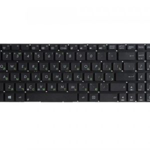0KNB0-6120RU00 КЛАВИАТУРА ДЛЯ НОУТБУКА ASUS N56, N76, ЧЕРНАЯ, БЕЗ РАМКИ, ГОР. ENTER