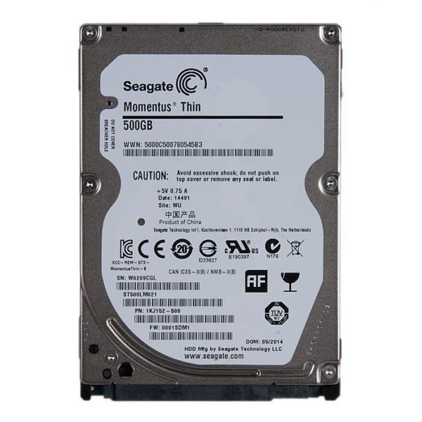 ST500LM021 жесткий диск 500 Гб Seagate Laptop Thin HDD, 2,5", 7200 Об/мин, SATA III