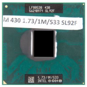SL92F процессор для ноутбука Intel Celeron M 430 Socket M 1.73 ГГц
