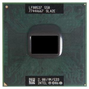 SLA2E процессор для ноутбука Intel Celeron M 550 Socket P 2.0 ГГц