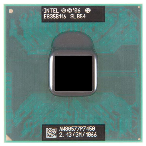 SLB54 процессор для ноутбука Intel Core 2 Duo Mobile P7450 Socket P 2.13 ГГц