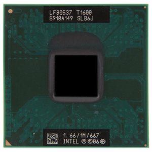 SLB6J процессор для ноутбука Intel Celeron Dual-Core T1600 Socket P 1.66 ГГц