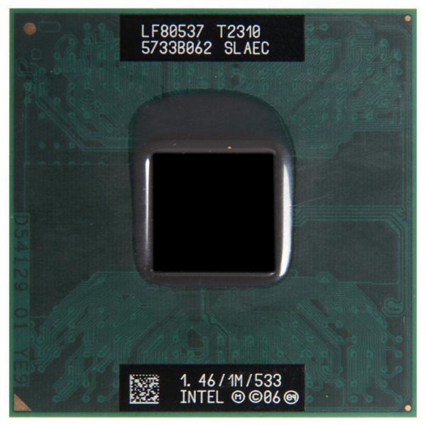 SLAEC процессор для ноутбука Intel Pentium Dual-Core Mobile T2310 Socket P 1.46 ГГц
