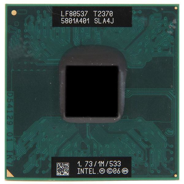 SLA4J процессор для ноутбука Intel Pentium Dual-Core Mobile T2370 Socket P 1.73 ГГц