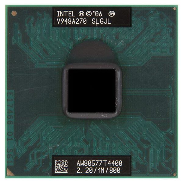 SLGJL процессор для ноутбука Intel Pentium Dual-Core Mobile T4400 Socket P 2.2 ГГц