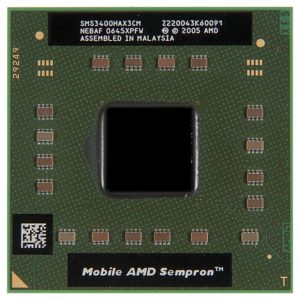 SMS3400HAX3CM процессор для ноутбука AMD Sempron Mobile 3400+ Socket S1 1.8 ГГц
