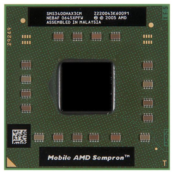 SMS3400HAX3CM процессор для ноутбука AMD Sempron Mobile 3400+ Socket S1 1.8 ГГц