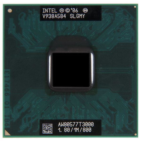 SLGMY процессор для ноутбука Intel Celeron Dual-Core T3000 Socket P 1.8 ГГц