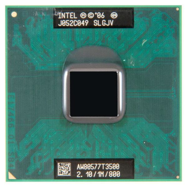 SLGJV процессор для ноутбука Intel Celeron Dual-Core T3500 Socket P 2.1 ГГц