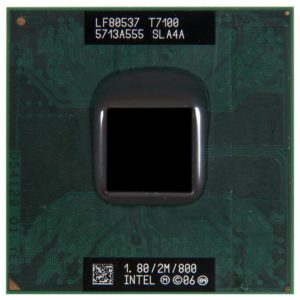 SLA4A процессор для ноутбука Intel Core 2 Duo Mobile T7100 Socket P 1.8 ГГц