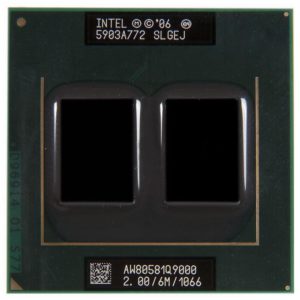 SLGEJ процессор для ноутбука Intel Core 2 Quad Mobile Q9000 Socket P 2.0 ГГц