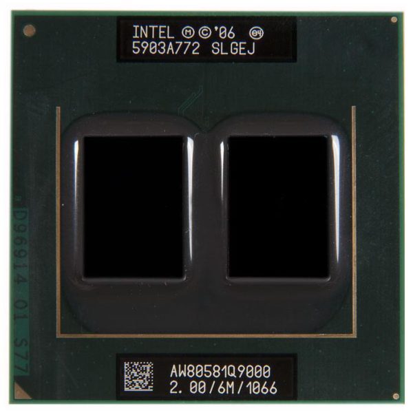 SLGEJ процессор для ноутбука Intel Core 2 Quad Mobile Q9000 Socket P 2.0 ГГц