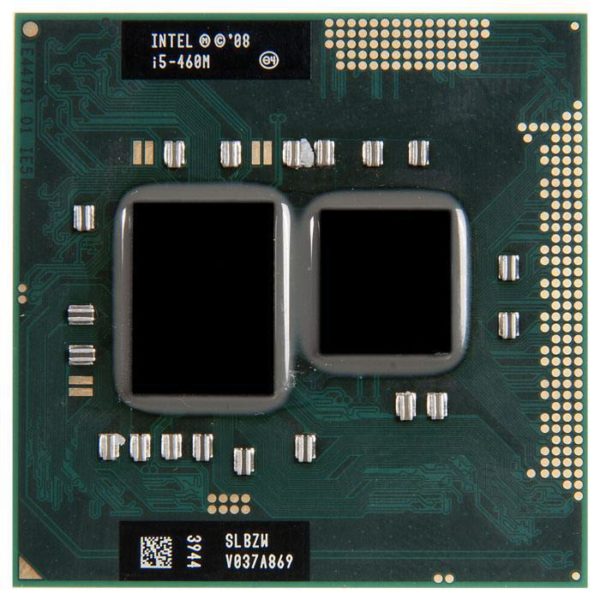 SLBZW процессор для ноутбука Intel Core i5 Mobile 460M Socket G1 2.53 ГГц