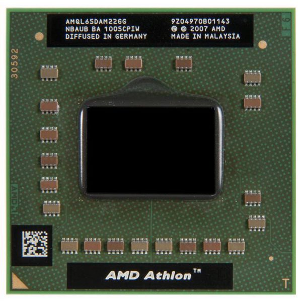 AMQL65DAM22GG процессор для ноутбука AMD Athlon 64 X2 QL-65 Socket S1 2.1 ГГц