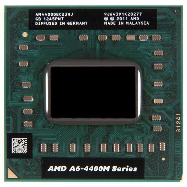 AM4400DEC23HJ процессор для ноутбука AMD A6 4400M Socket FS1 (FS1r2) 2.7 ГГц