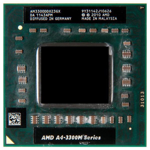 AM3300DDX23GX процессор для ноутбука AMD A4 3300M Socket FS1 1.9 ГГц