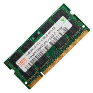 HYMP512S64CP8-Y5 ОПЕРАТИВНАЯ ПАМЯТЬ ДЛЯ НОУТБУКА SO-DIMM  DDR2 PC-5300 1GB HYNIX [HYMP512S64CP8-Y5]