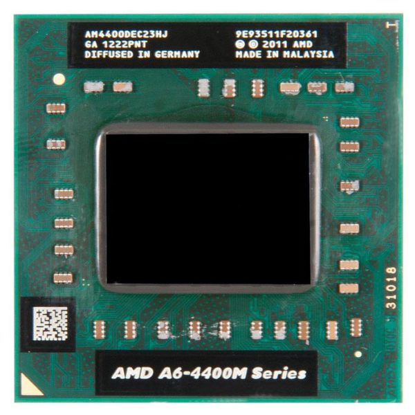 AM4400DEC23HJ процессор для ноутбука AMD A6 4400M Socket FS1 (FS1r2) 2.7 ГГц