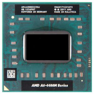 AM4400DEC23HJ A6-4400M процессор для ноутбука AMD A6 Socket FS1 (FS1r2) 2.7 ГГц