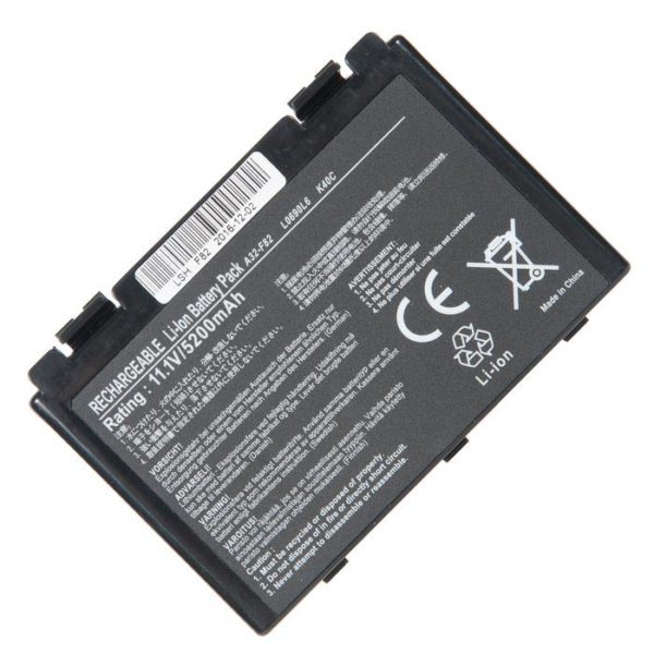 A32-F82 АККУМУЛЯТОР ДЛЯ НОУТБУКА ASUS K40, K50, K70, F82, X5, 5200MAH, 11.1V