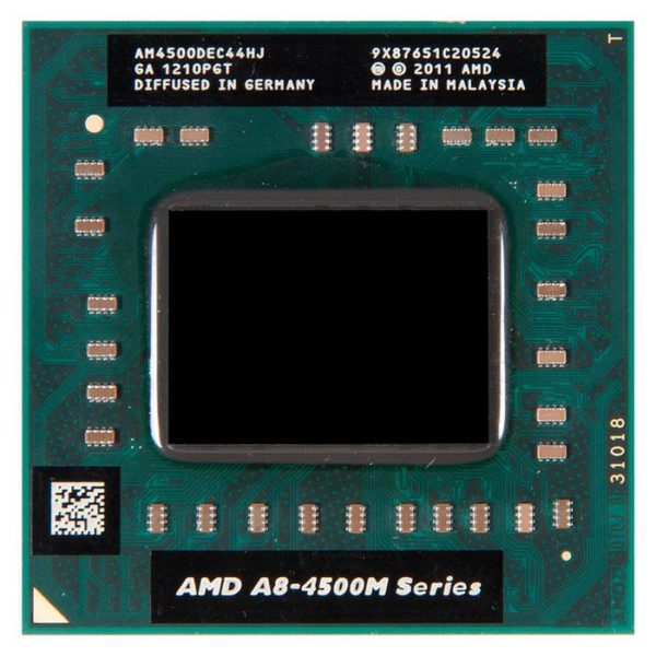 AM4500DEC44HJ процессор для ноутбука AMD A8 4500M Socket FS1 (FS1r2) 1.9 ГГц RB