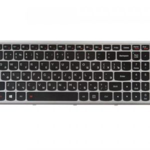 25211091 КЛАВИАТУРА ДЛЯ НОУТБУКА LENOVO IDEAPAD FLEX 15, G500S, G505 ЧЕРНЫЕ КНОПКИ ГОР. ENTER