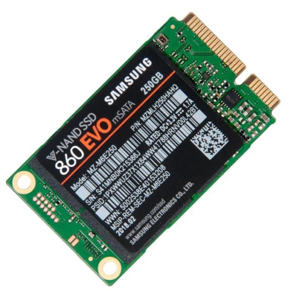 MZ-M6E250BW жесткий диск SSD 250Gb, SATA III, mSATA, Samsung