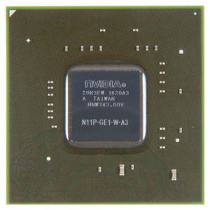 N11P-GE1-W-A3 видеочип nVidia GeForce G330M, RB