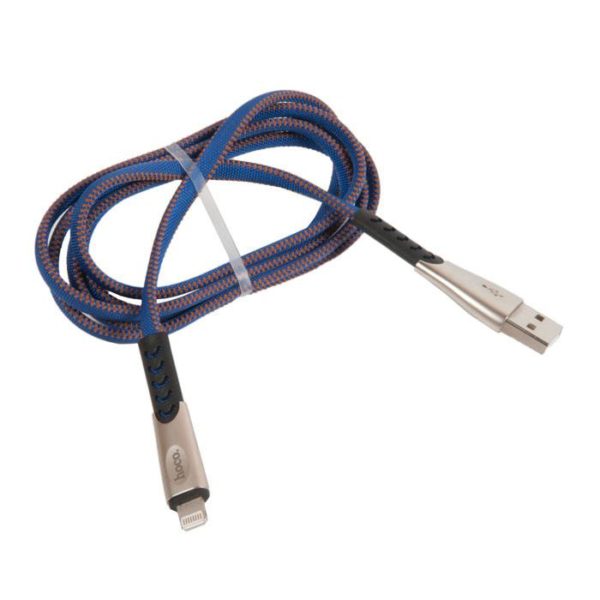 6957531087960 кабель USB u48 Superior speed Lightning, голубой