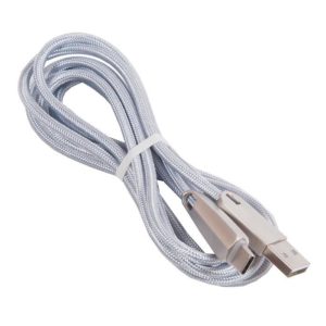 6957531074762 кабель USB  u35 Type-C Space shuttle(L=2), серебряный